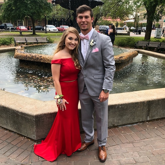 Red Prom Dress - Picture 2 of 4